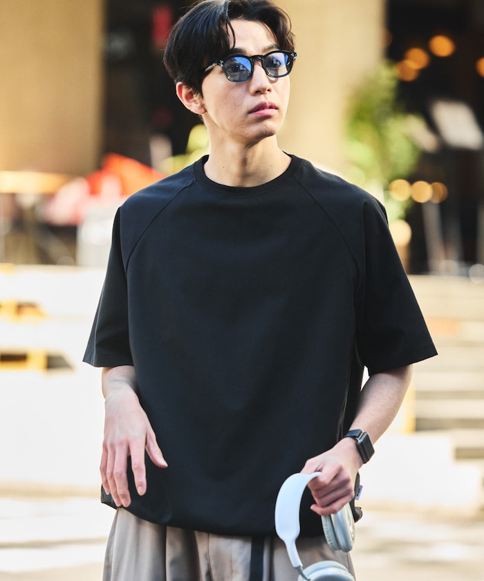 FREAK'S STORE AiRide Relaxed Fit Short Sleeve Raglan Pullover Top 寬鬆短袖T恤