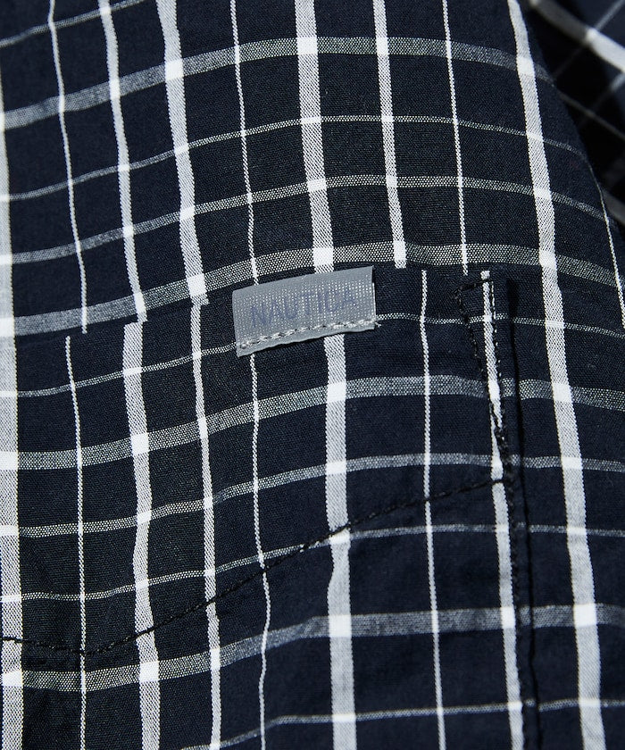 NAUTICA Washed Broad Tattersall L/S Shirts 水洗格紋長袖襯衫