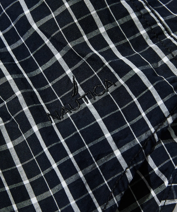 NAUTICA Washed Broad Tattersall L/S Shirts 水洗格紋長袖襯衫