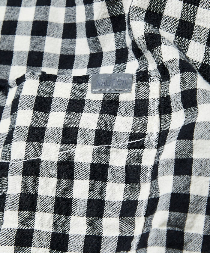 NAUTICA Faded Crushed L/S Shirt 仿舊壓皺長袖襯衫