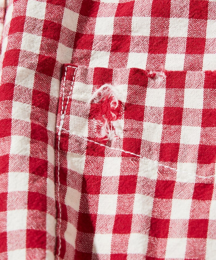 NAUTICA Faded Crushed L/S Shirt 仿舊壓皺長袖襯衫