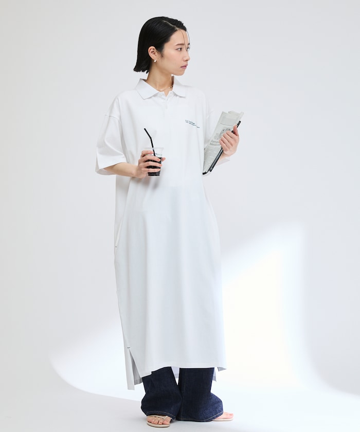 MA Firsthand BASIC LOGO POLO ONEPIECE 刺繡短袖Polo連衣裙