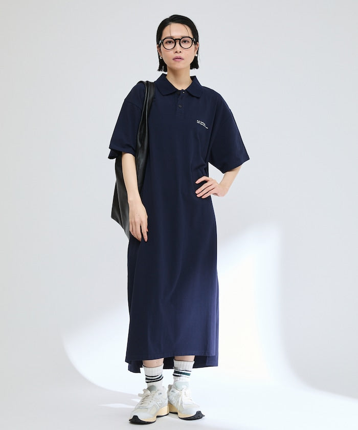 MA Firsthand BASIC LOGO POLO ONEPIECE 刺繡短袖Polo連衣裙