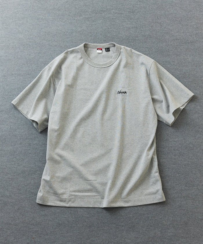 NANGA ECO HYBRID LOGO TEE 刺繡印花短袖T恤