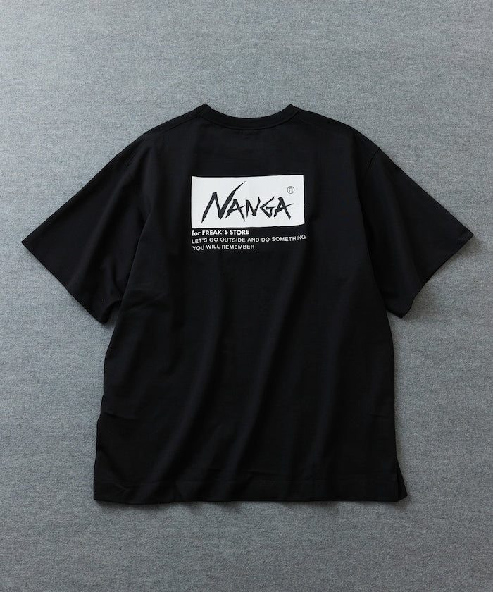 NANGA ECO HYBRID LOGO TEE 刺繡印花短袖T恤