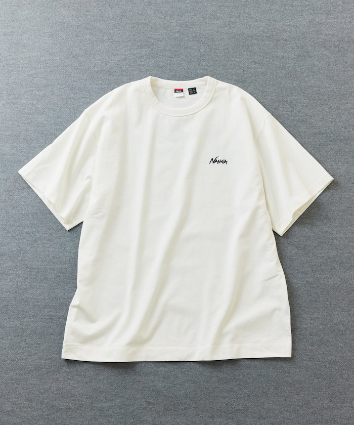 NANGA ECO HYBRID LOGO TEE 刺繡印花短袖T恤