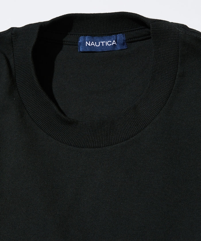 NAUTICA Felt Patch Arch Logo S/S Tee 毛氈拱形LOGO短袖T恤上衣