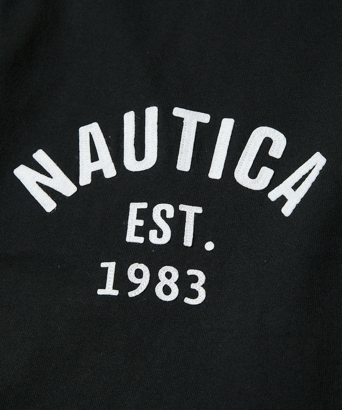 NAUTICA Felt Patch Arch Logo S/S Tee 毛氈拱形LOGO短袖T恤上衣