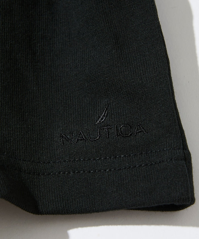 NAUTICA Felt Patch Arch Logo S/S Tee 毛氈拱形LOGO短袖T恤上衣