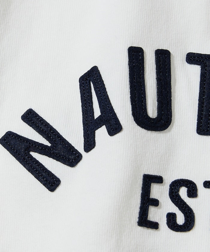 NAUTICA Felt Patch Arch Logo S/S Tee 毛氈拱形LOGO短袖T恤上衣