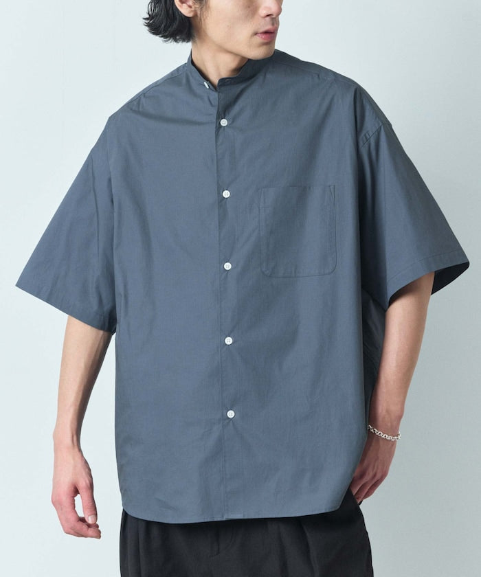 FREAK'S STORE Relax Fit 立領短袖襯衫
