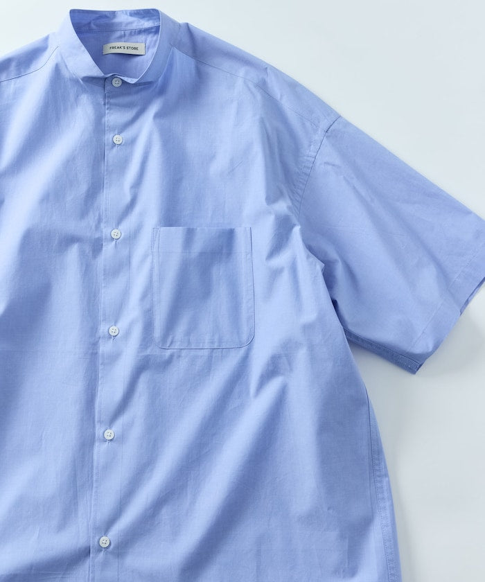 FREAK'S STORE Relax Fit 立領短袖襯衫