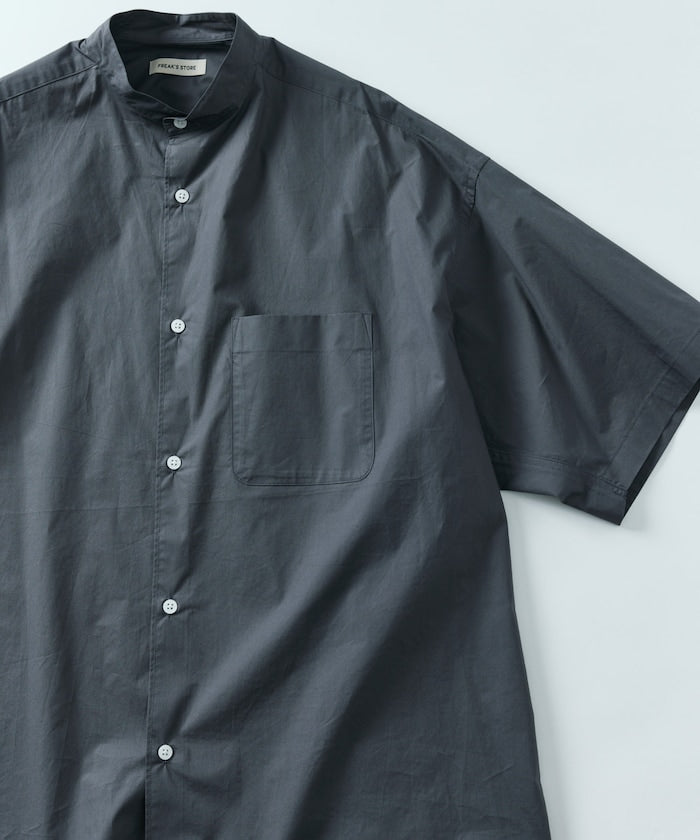 FREAK'S STORE Relax Fit 立領短袖襯衫