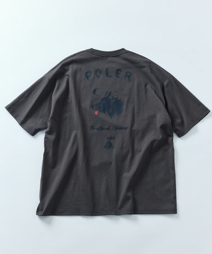 POLeR × FREAK'S STORE big silhouette back print crew neck T-shirt 限定印花短袖T恤