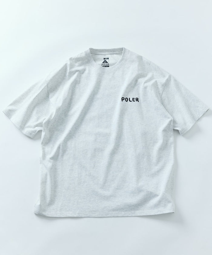 POLeR × FREAK'S STORE big silhouette back print crew neck T-shirt 限定印花短袖T恤