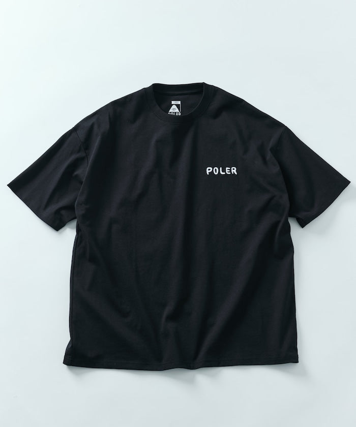 POLeR × FREAK'S STORE big silhouette back print crew neck T-shirt 限定印花短袖T恤