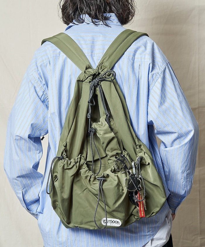 OUTDOOR PRODUCTS 限定尼龍束口包