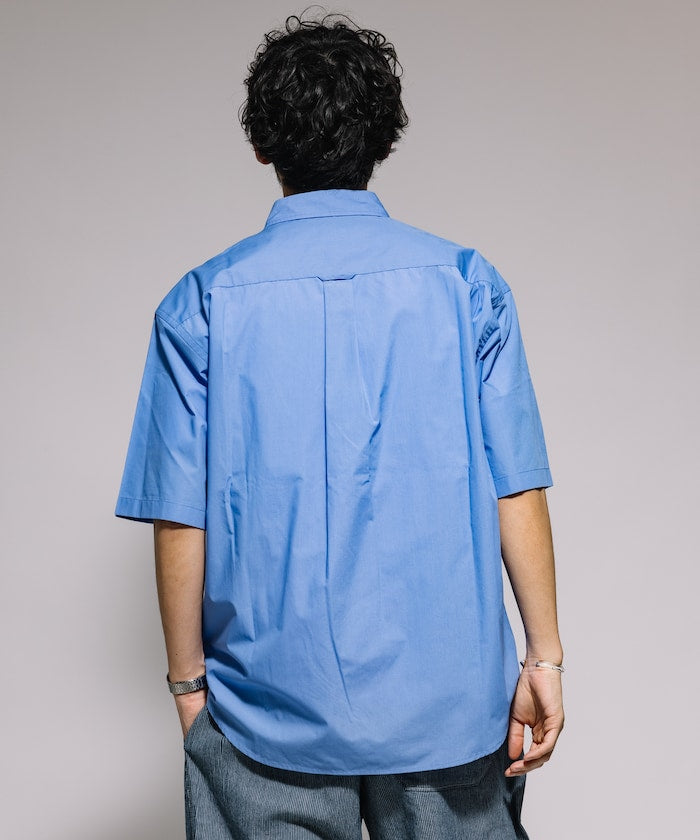 FREAK'S STORE Relaxed Fit Typewriter Regular Collar Short Sleeve Shirt 短袖口袋襯衫