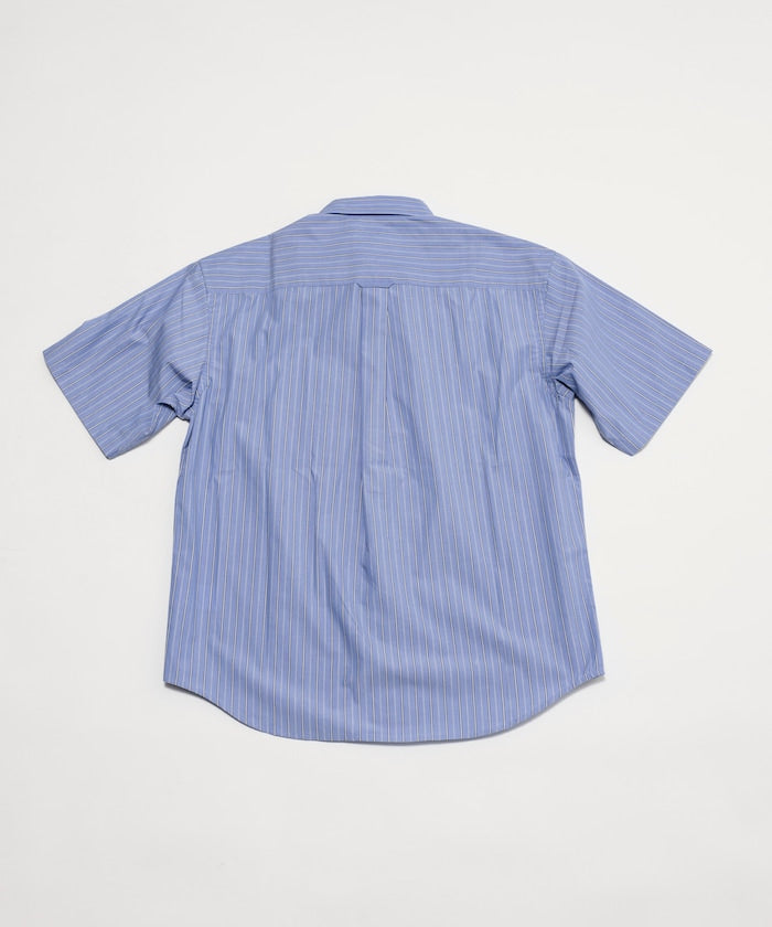 FREAK'S STORE Typewriter Regular Collar Short Sleeve Striped Shirt 短袖條紋襯衫