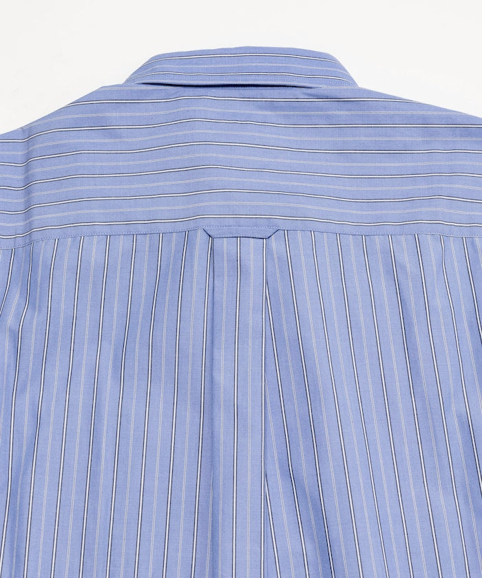 FREAK'S STORE Typewriter Regular Collar Short Sleeve Striped Shirt 短袖條紋襯衫