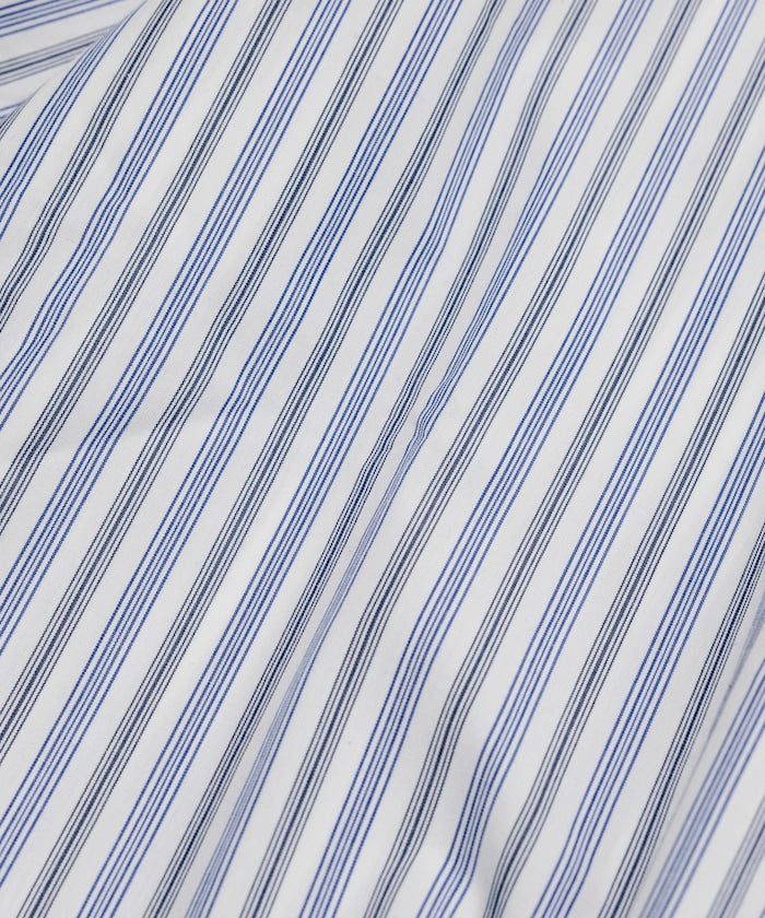 FREAK'S STORE Typewriter Regular Collar Short Sleeve Striped Shirt 短袖條紋襯衫