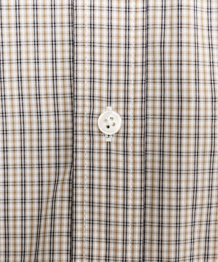 FREAK'S STORE Relaxed Fit Typewriter Regular Collar Short Sleeve Check Shirt 短袖格紋襯衫