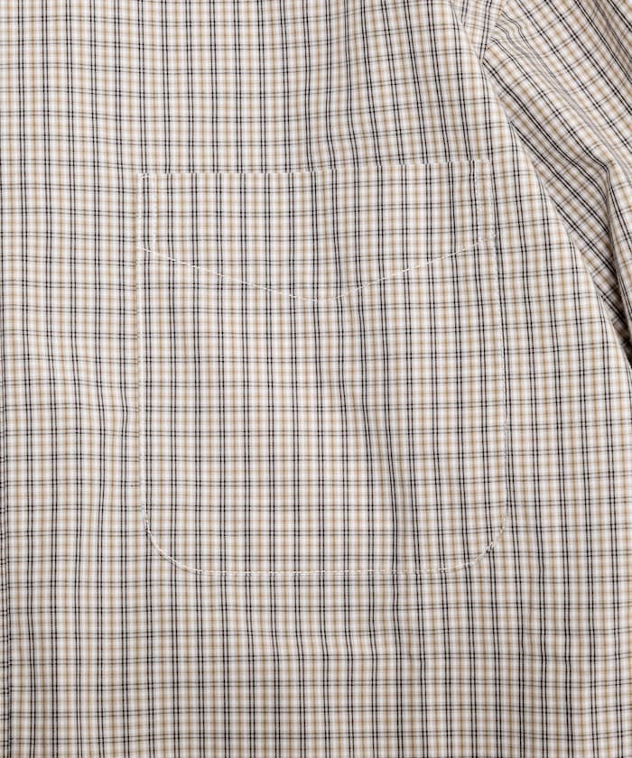 FREAK'S STORE Relaxed Fit Typewriter Regular Collar Short Sleeve Check Shirt 短袖格紋襯衫