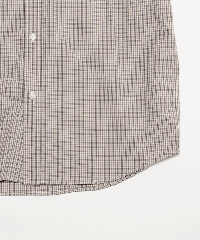 FREAK'S STORE Relaxed Fit Typewriter Regular Collar Short Sleeve Check Shirt 短袖格紋襯衫