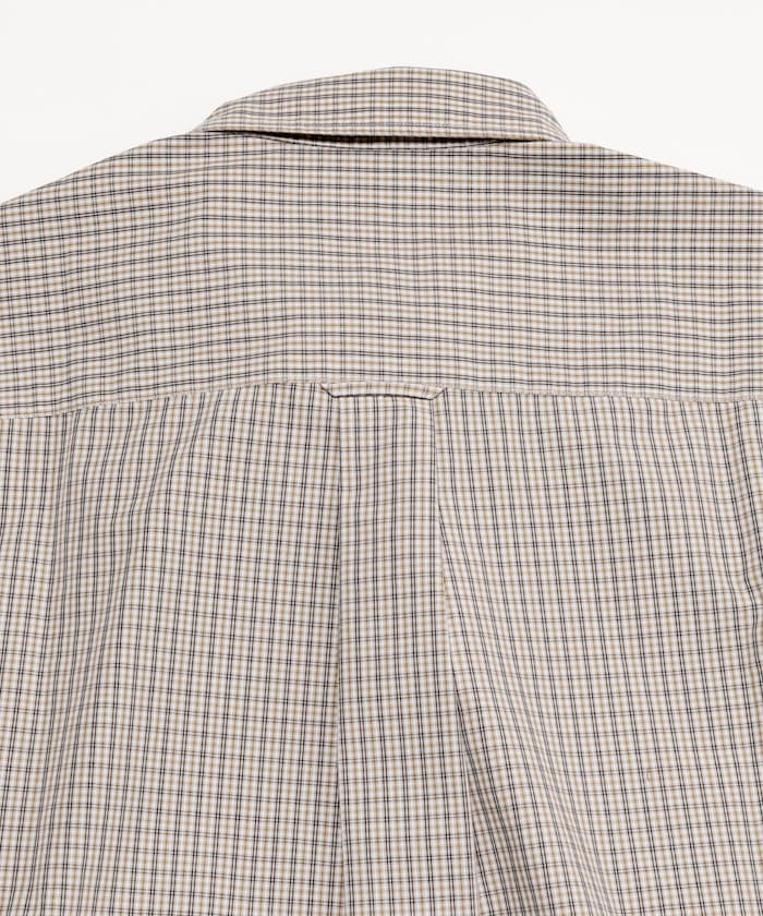 FREAK'S STORE Relaxed Fit Typewriter Regular Collar Short Sleeve Check Shirt 短袖格紋襯衫