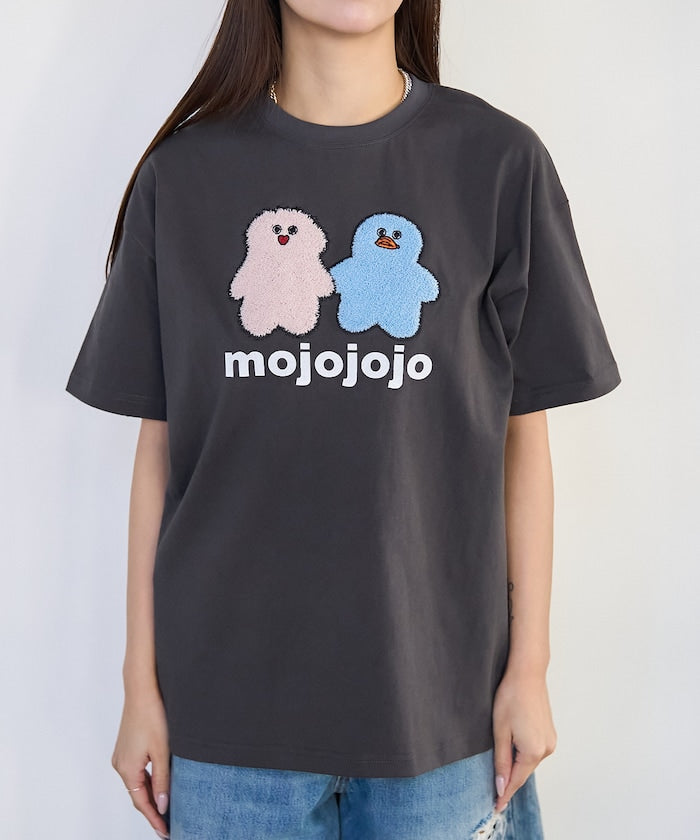 PUBLUX 限定 mojojojo 藝術刺繡短袖 T 恤