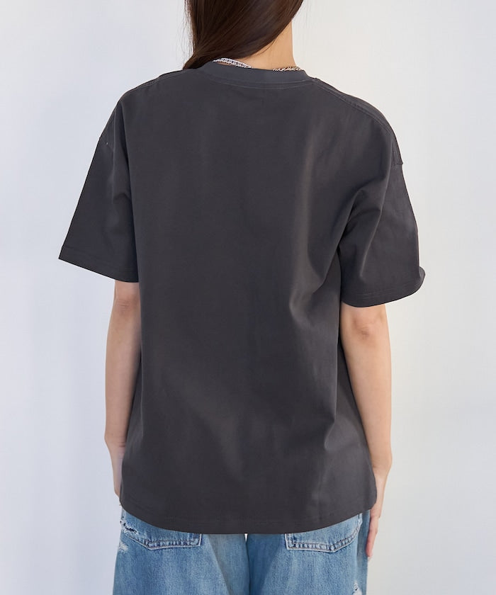 PUBLUX 限定 mojojojo 藝術刺繡短袖 T 恤