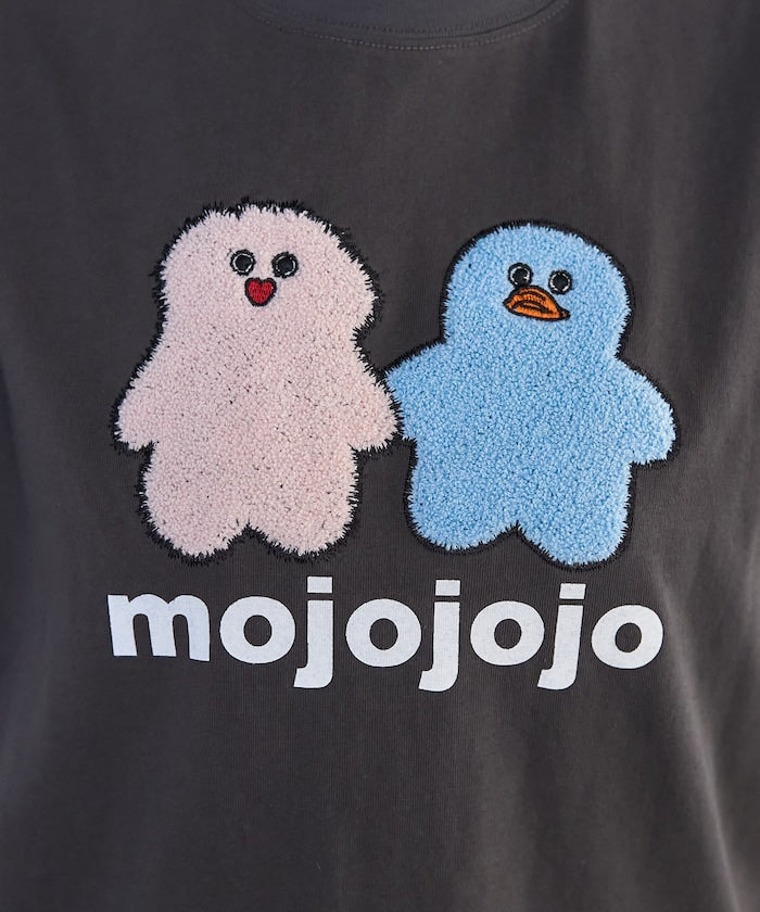 PUBLUX 限定 mojojojo 藝術刺繡短袖 T 恤