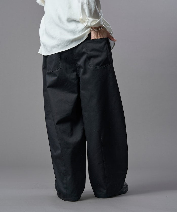 限定款 PUBLUX 打褶斜紋休閒長褲