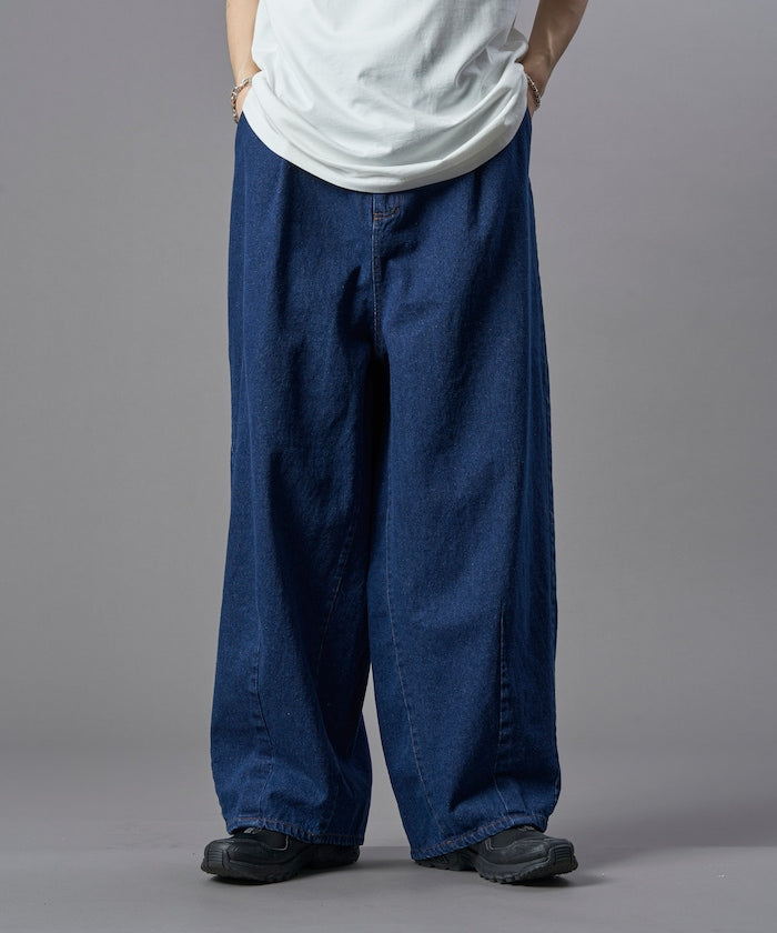 限定款 PUBLUX 打褶斜紋休閒長褲