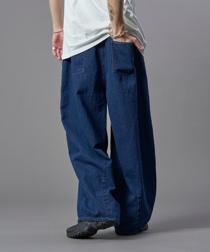 限定款 PUBLUX 打褶斜紋休閒長褲