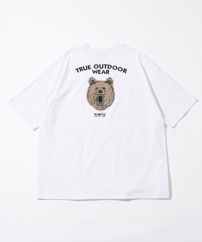 KAVU × FREAK'S STORE 聯名限定款 動物圖騰寬版短袖T恤上衣