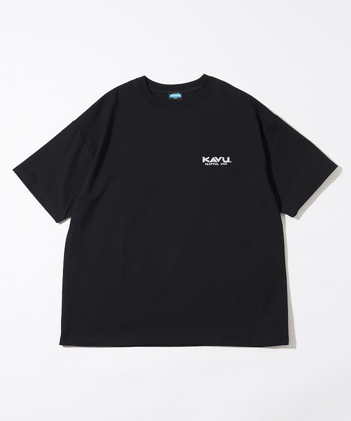 KAVU × FREAK'S STORE 聯名限定款 動物圖騰寬版短袖T恤上衣