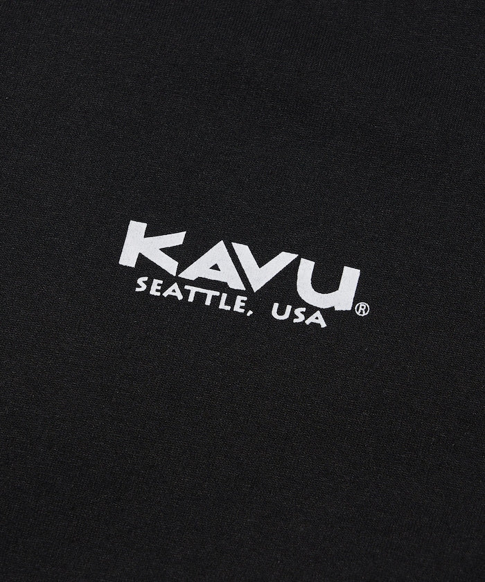 KAVU × FREAK'S STORE 聯名限定款 動物圖騰寬版短袖T恤上衣