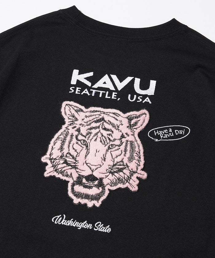 KAVU × FREAK'S STORE 聯名限定款 動物圖騰寬版短袖T恤上衣