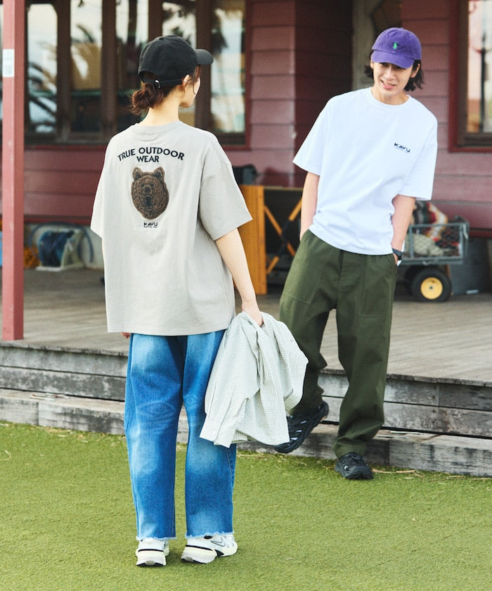 KAVU × FREAK'S STORE 聯名限定款 動物圖騰寬版短袖T恤上衣