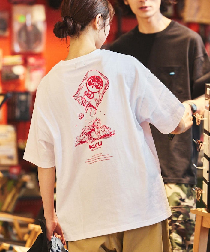 KAVU × FREAK'S STORE 聯名限定款 Chips 寬版短袖T恤上衣
