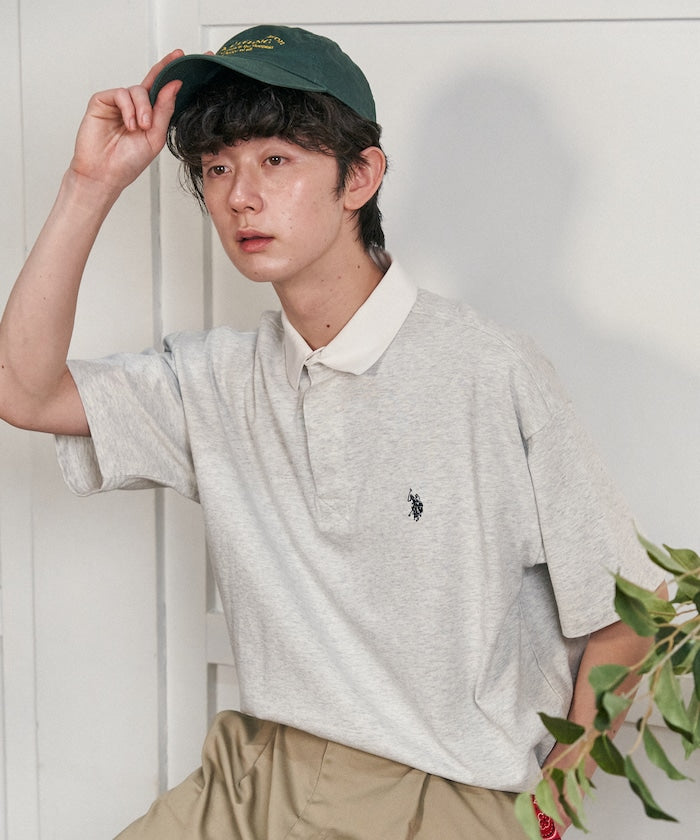 U.S. POLO ASSN. Custom-made embroidered rugby shirt 簡約刺繡Polo衫