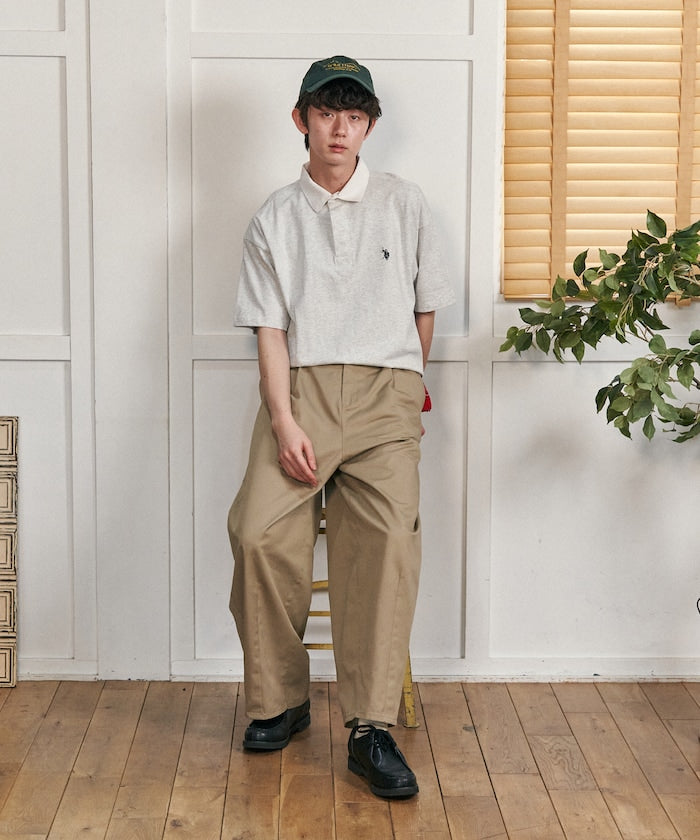 U.S. POLO ASSN. Custom-made embroidered rugby shirt 簡約刺繡Polo衫