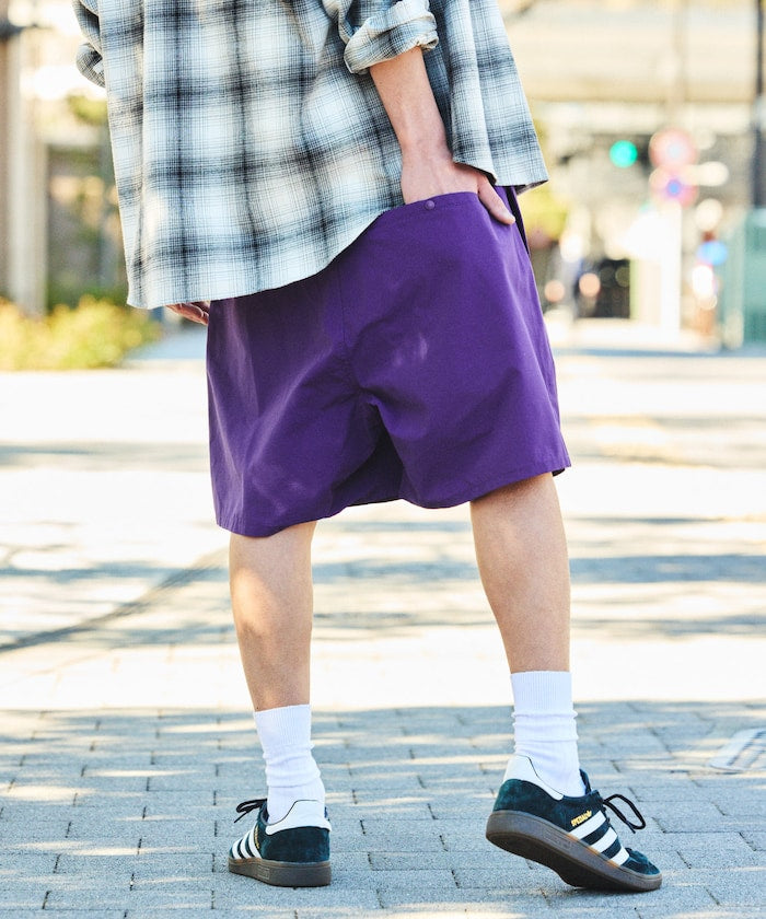FREAK'S STORE Cotton nylon packable easy shorts 可收納休閒短褲