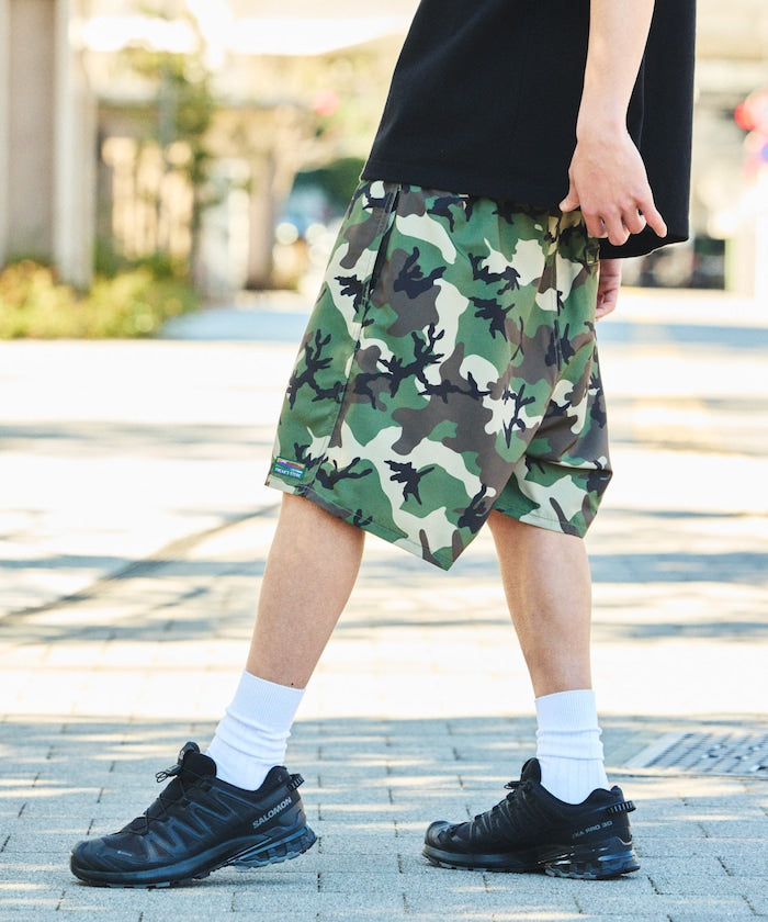 FREAK'S STORE Cotton nylon packable easy shorts 可收納休閒短褲