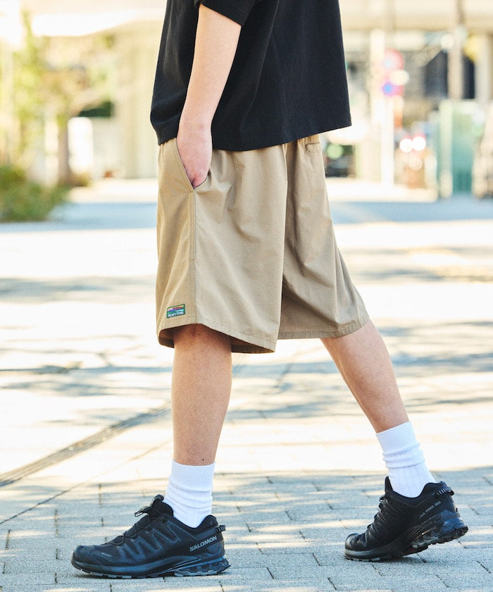 FREAK'S STORE Cotton nylon packable easy shorts 可收納休閒短褲