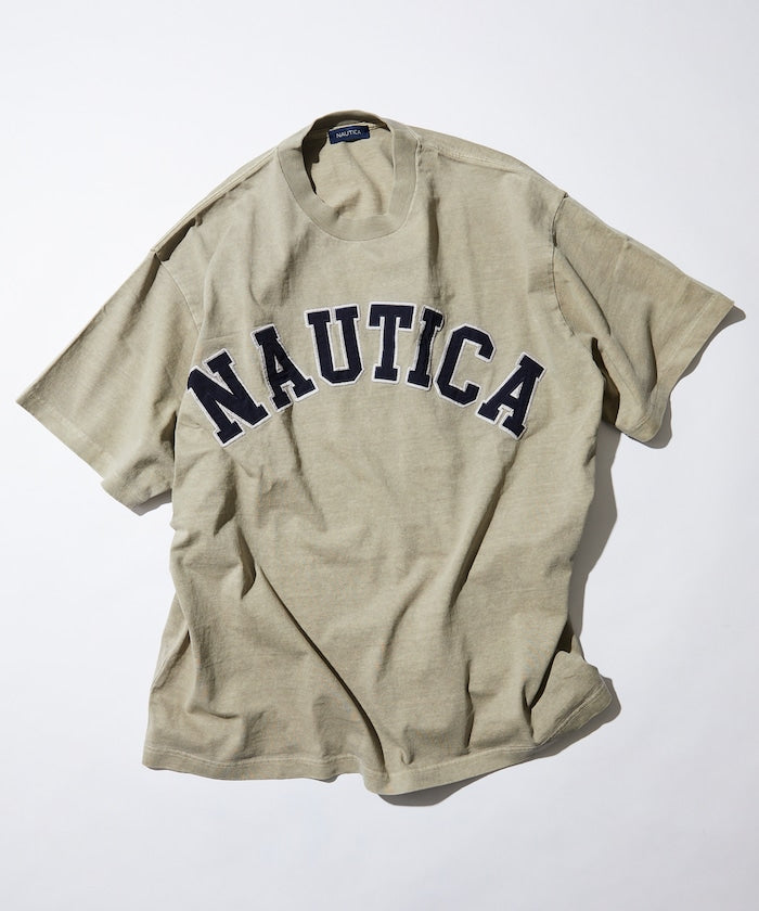 NAUTICA Pigment Dyed Arch Logo S/S Tee 復古染色拱形LOGO短袖T恤上衣