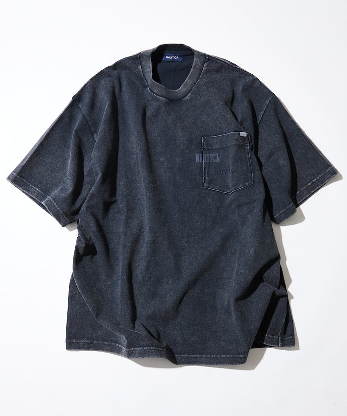 NAUTICA Bleach Washed Hidden Logo S/S PKT Tee 漂染隱藏LOGO短袖口袋T恤上衣