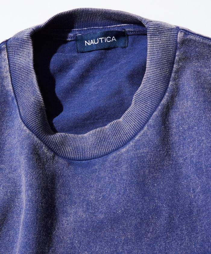 NAUTICA Bleach Washed Hidden Logo S/S PKT Tee 漂染隱藏LOGO短袖口袋T恤上衣