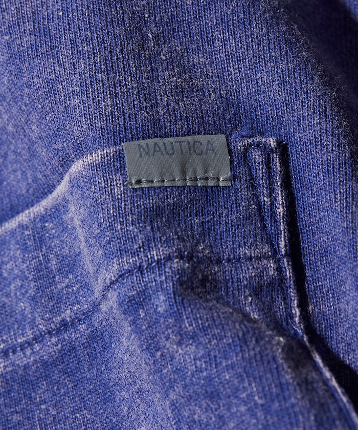 NAUTICA Bleach Washed Hidden Logo S/S PKT Tee 漂染隱藏LOGO短袖口袋T恤上衣